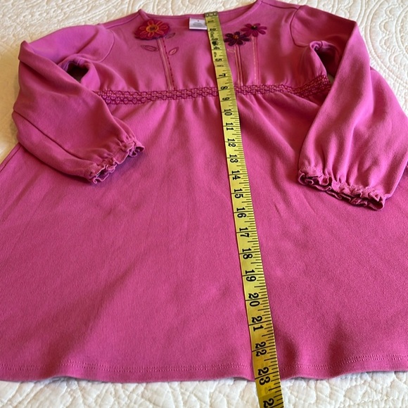 Floral Embroidered Girl’s Jeans  Denim Snap Jacket + Cotton Dress Size 6 Set - Picture 15 of 16